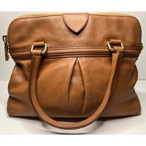 Marc Jacobs RARE Italian Camel Lambskin Leather Preston Brown Tote Handbag Bag